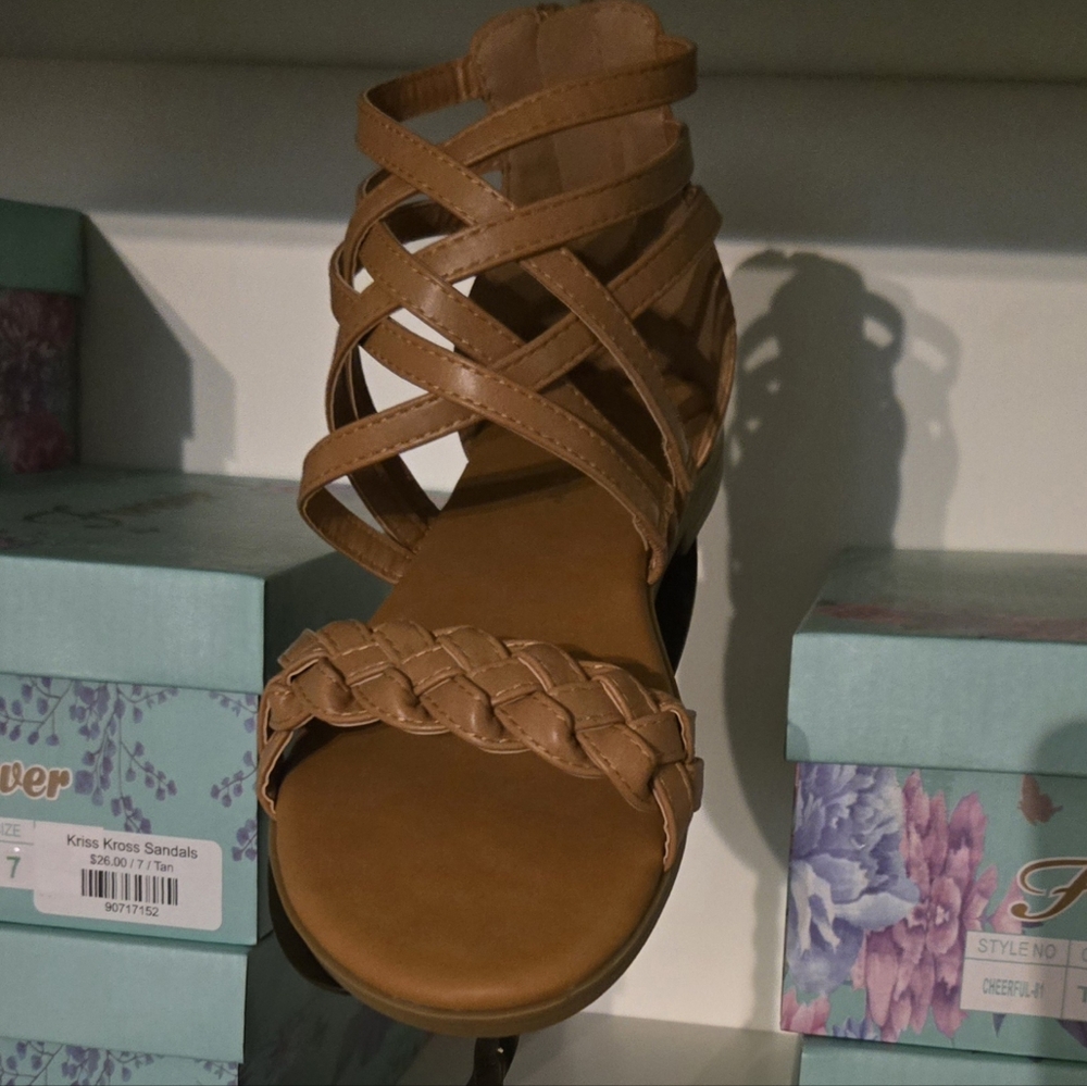Kriss cross sandals